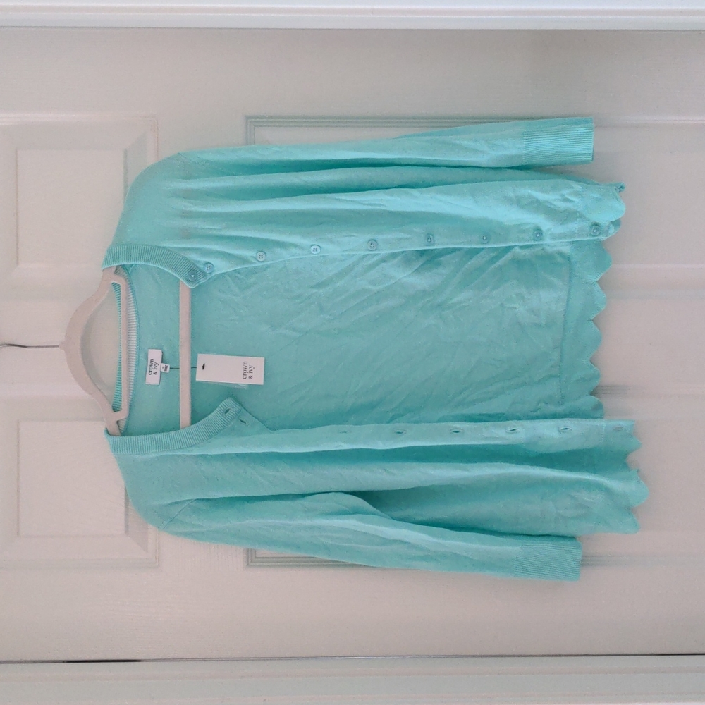 Cute mint green cardigan